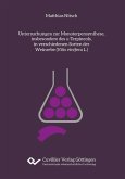 Untersuchungen zur Monoterpensynthese, insbesondere des α-Terpineols, in verschiedenen Sorten der Weinrebe (Vitis vinifera L.) (eBook, PDF)