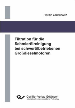 Cover Filtration für die Schmierölreinigung bei schwerölbetriebenen Großdieselmotoren (eBook, PDF)