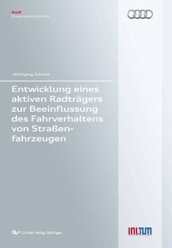 Cover Entwicklung eines aktiven Radträgers zur Beeinflussung des Fahrverhaltens von Straßenfahrzeugen (eBook, PDF)