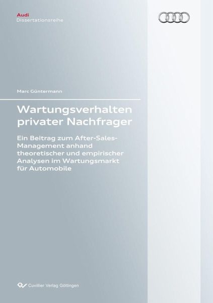 Wartungsverhalten privater Nachfrager (eBook, PDF) Wartungsverhalten privater Nachfrager (eBook, PDF)