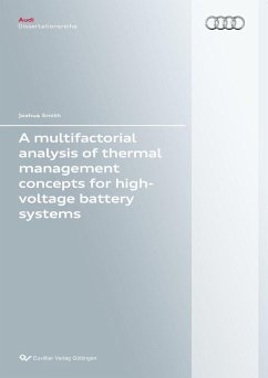 A multifactorial analysis of thermal management concepts for high-voltage battery systems (eBook, PDF)