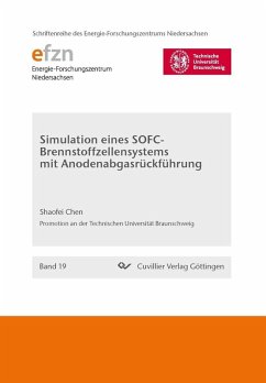 Cover Simulation eines SOFC-Brennstoffzellensystems mit Anodenabgasrückführung (eBook, PDF)