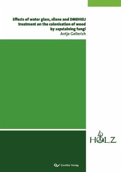 Cover Effects of water glass, silane and DMDHEU treatment on the colonisation of wood by sapstaining fungi (eBook, PDF)