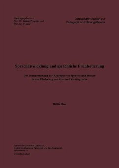 Cover Sprachentwicklung und sprachliche Frühförderung (eBook, PDF)