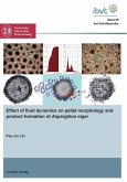 Effect of fluid dynamics on pellet morphology and product formation of 