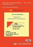XII. ITG-Workshop Fachgruppe 5.3.2 Optische Komponenten für Cloud-Datacenter (eBook, PDF)