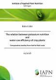 The relation between potassium nutrition and water-use efficiency of crop plants (eBook, PDF)