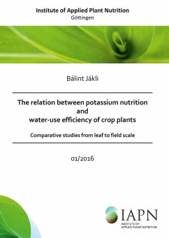 Cover The relation between potassium nutrition and water-use efficiency of crop plants (eBook, PDF)
