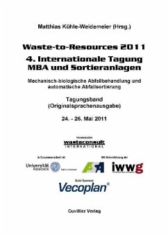 Waste-to-Resources 2011 - 4. Internationale Tagung MBA und Sortieranlagen (eBook, PDF)