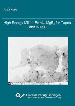 High Energy Milled Ex situ MgB2 for Tapes and Wires (eBook, PDF)