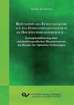 Cover Reputation als Einflussfaktor auf das Innovationsmanagement im Hochtechnologiebereich (eBook, PDF)