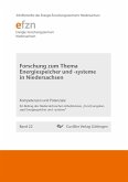 Forschung zum Thema Energiespeicher und -systeme in Niedersachsen (eBook, PDF)