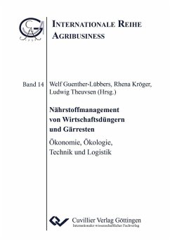 Nährstoffmanagement von Wirtschaftsdüngern und Gärresten (eBook, PDF) Cover Nährstoffmanagement von Wirtschaftsdüngern und Gärresten (eBook, PDF)
