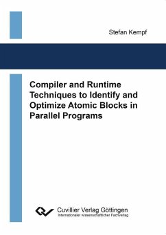 Cover Compiler and Runtime Techniques to Identify and Optimize Atomic Blocks in Parallel Programs (eBook, PDF)