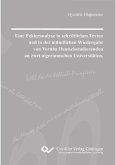Eine Fehleranalyse in schriftlichen Texten und in der mündlichen Wiedergabe von Yoruba Deutschstudierenden an zwei nigerianischen Universitäten. (eBook, PDF)