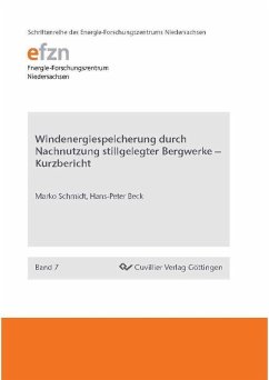 Cover Windenergiespeicherung durch Nachnutzung stillgelegter Bergwerke - Kurzbericht (eBook, PDF)