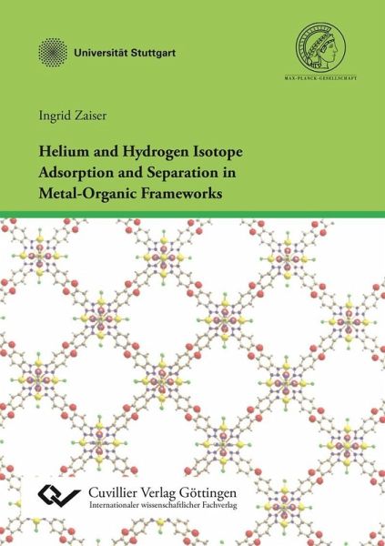 Helium and Hydrogen Isotope Adsorption and Separation in Metal-Organic Frameworks (eBook, PDF)