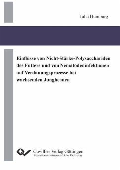 Cover Einflüsse von Nicht-Stärke-Polysacchariden des Futters und von Nematodeninfektionen auf Verdauungsprozesse bei wachsenden Junghennen (eBook, PDF)