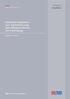 Assistenzsystem zur Optimierung des Sitzkomforts im Fahrzeug (eBook, PDF)