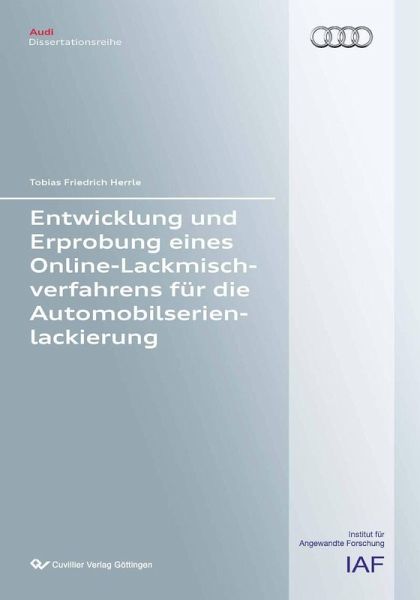 Entwicklung und Erprobung eines Online-Lackmischverfahrens für die Automobilserienlackierung (eBook, PDF)
