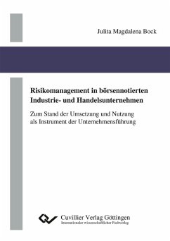 Cover Risikomanagement in börsennotierten Industrie- und Handelsunternehmen (eBook, PDF)