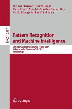 Pattern Recognition and Machine Intelligence