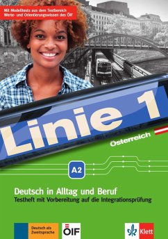 Linie 1 Österreich A2. Testheft Prüfungsvorbereitung und Audio-CD - Karamichali, Ekaterini; Meister, Hildegard; Doubek, Margit