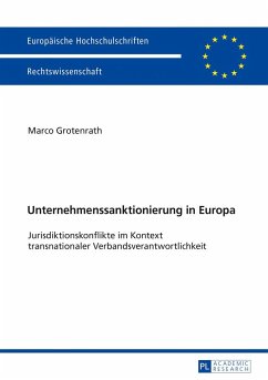 Unternehmenssanktionierung in Europa - Grotenrath, Marco