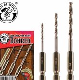 Corvus A600680 - Bohrer-Set, 2, 3 und 4 mm, Kids at Work