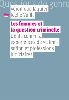 Cover Les femmes et la question criminelle (eBook, PDF)