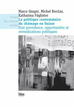 Cover La politique contestataire du chômage en Suisse (eBook, PDF)