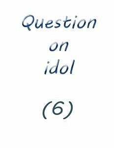 question on idol (6) (eBook, ePUB) - solomon, Farah