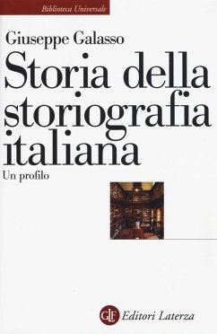 Cover Storia della storiografia italiana. Un profilo