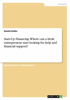 Start-Up Financing. Where can a fresh entrepreneur start looking for help and financial support? - Keller, Daniel