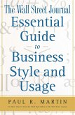 The Wall Street Journal Essential Guide to Business St (eBook, ePUB)