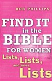 Find It in the Bible for Women (eBook, ePUB)