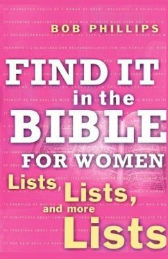 Cover Find It in the Bible for Women (eBook, ePUB)
