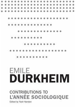 Emile Durkheims Contribution To L'Anne Sociologiqu (eBook, ePUB) - Durkheim, Emile