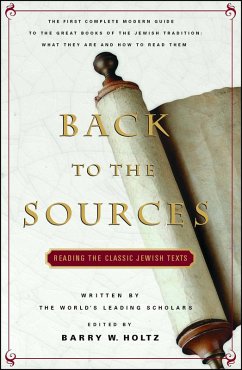 Back To The Sources (eBook, ePUB) - Holtz, Barry W.