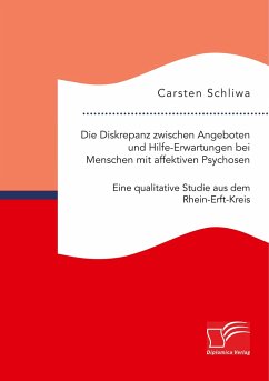 Die Diskrepanz zwischen Angeboten und Hilfe-Erwartungen bei Menschen mit affektiven Psychosen. Eine qualitative Studie aus dem Rhein-Erft-Kreis - Schliwa, Carsten