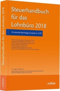 Steuerhandbuch für das Lohnbüro 2018 - Plenker, Jürgen