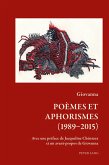 Poèmes et Aphorismes (1989-2015) (eBook, PDF)