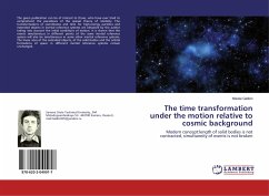 The time transformation under the motion relative to cosmic background - Galibin, Nikolai