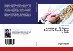 Management Of Kadapa District Co-Operative Bank In India - Sivasankar, Morusu