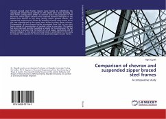 Comparison of chevron and suspended zipper braced steel frames