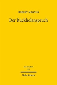 Der Rückholanspruch - Magnus, Robert