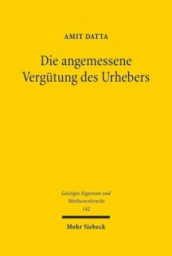 Cover Die angemessene Vergütung des Urhebers