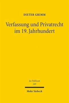 Cover Verfassung und Privatrecht im 19. Jahrhundert