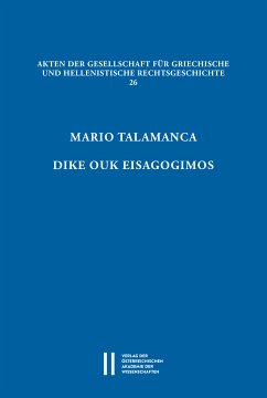 Dike Ouk Eisagogimos (eBook, PDF) - Talamanca, Mario