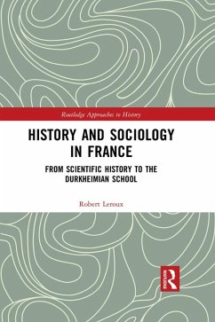 Cover History and Sociology in France (eBook, ePUB)